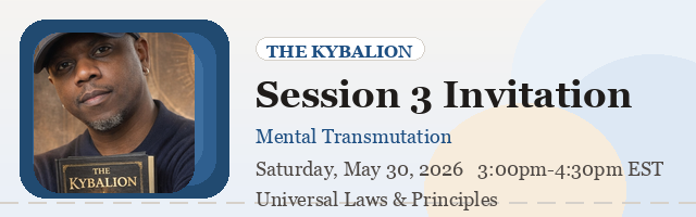 Kybalion Session 3 invitation banner